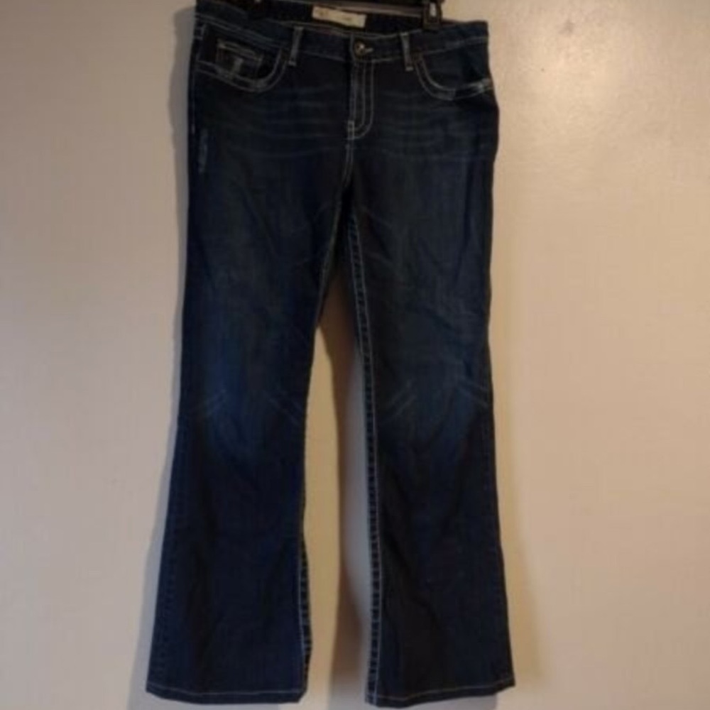 BKE Denim Jeans Kate 32x31.5 Stretch Women's Boot Cut Mid Rise